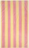 Grimstad XL strandhåndkle 100x180 rosa/gul