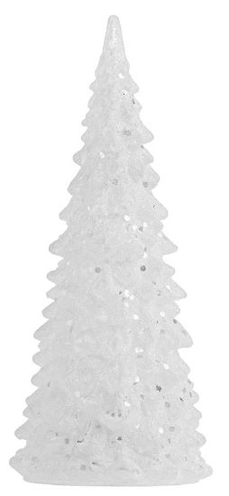 Jingle juletre med LED 17 cm hvit