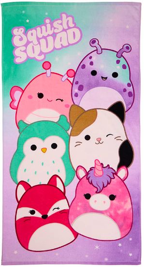 Squishmallows håndkle 70x140