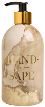 White linen håndsåpe 500 ml beige