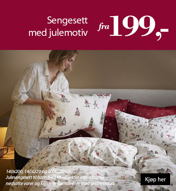 Julesengesett fra 199,-