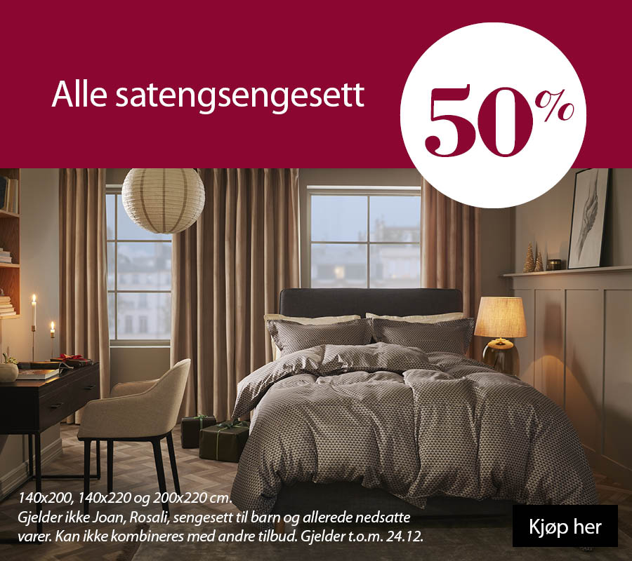 Satengsengesett 50%